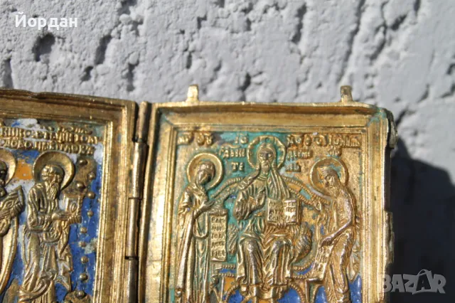 Руска нагръдна икона, снимка 5 - Икони - 50109463