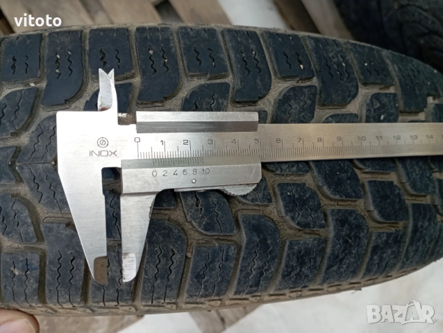 Джанта с гума - 13 цола от Рено-беше резервна, снимка 4 - Гуми и джанти - 51669432