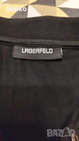 Lagerfeld-мъжка блуза(тениска)  XL, снимка 5 - Тениски - 42420579