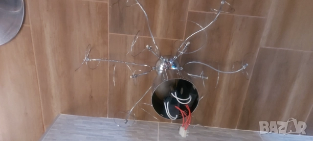 Екстенричен - екстревагантен метален иноксов полилей , снимка 5 - Полилеи - 51501964