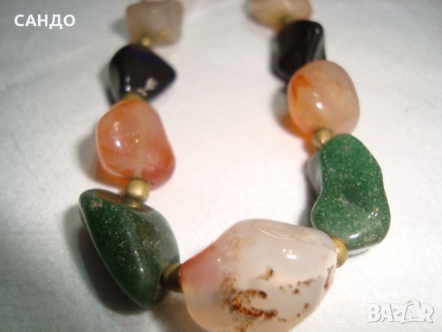 Дизайнерски цветни висящи колиета - САЩ, снимка 3 - Колиета, медальони, синджири - 36905503