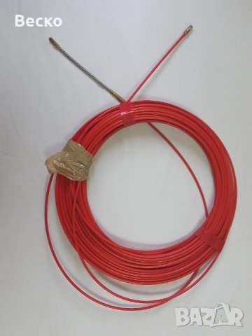 Рейка за полагане на кабел червена 4мм