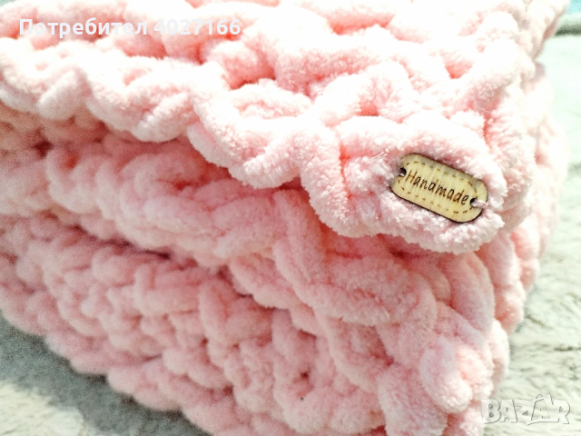 Розово бебешко одеало , снимка 3 - Спално бельо и завивки - 44720544