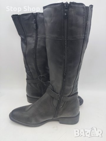 Дамски Кожени ботуши с подплата , снимка 4 - Дамски ботуши - 39616428