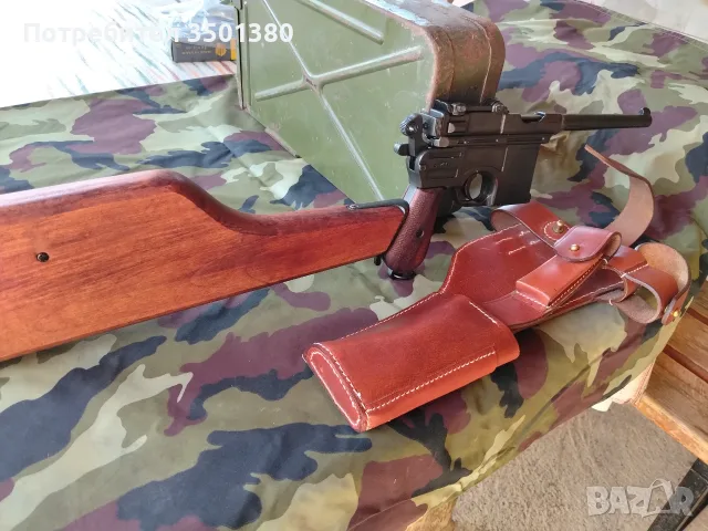 Пистолет Mauser C96, снимка 7 - Антикварни и старинни предмети - 56112218