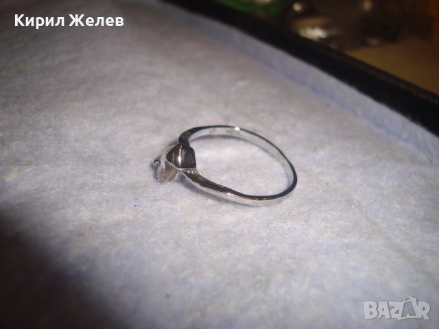 КРАСИВ ФИН СКЪПОЦЕНЕН АРТ ПРЪСТЕН от БЛАГОРОДНА СТОМАНА с ЮВЕЛИРНО ФАСЕТИРАН ИСКРЯЩ ЦИРКОН 27667, снимка 12 - Пръстени - 37499524