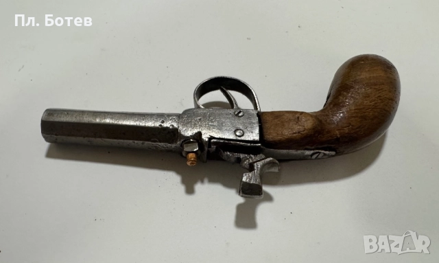 Стар капсулен пистолет, револвер, снимка 4 - Антикварни и старинни предмети - 52816666