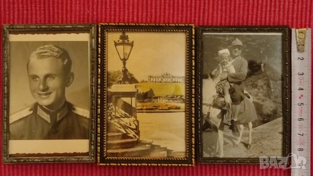 Стари рамки за снимки със снимки. , снимка 4 - Антикварни и старинни предмети - 37673822