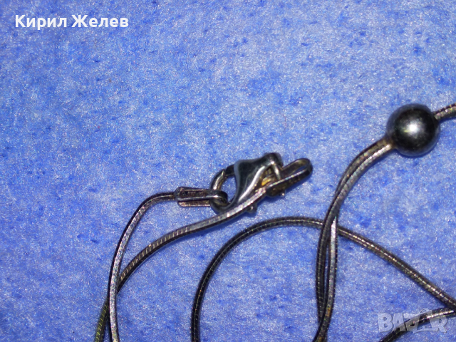 НЕЖНО ФЕШЪН АРТ СРЕБЪРНО КОЛИЕ ЛАКИРАНО СРЕБРО 925 ITALY БУТИКОВО БИЖУ 41898, снимка 13 - Колиета, медальони, синджири - 44690483