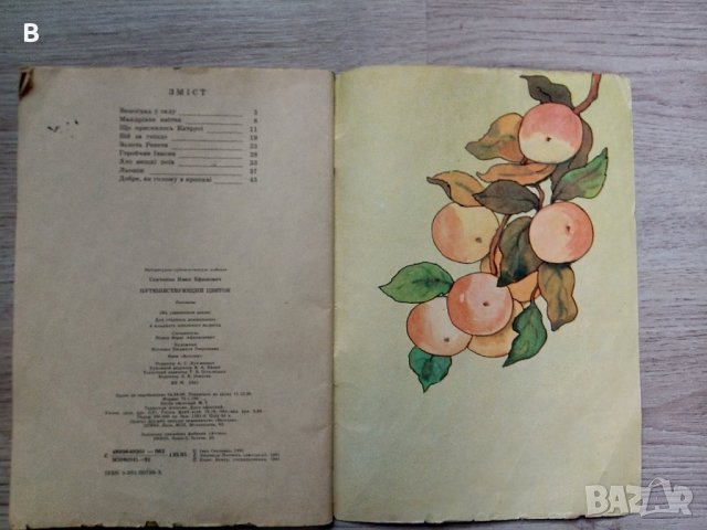 Мандрівна квітка  Іван Сенченко, детска книжка "Пътуващото цвете" на украински език от Иван Сенченко, снимка 4 - Детски книжки - 37343385