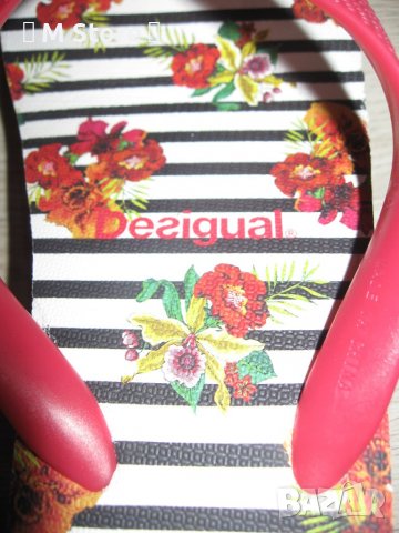 Desigual дамски джапанки с платформа - с етикет, снимка 3 - Джапанки - 39852445