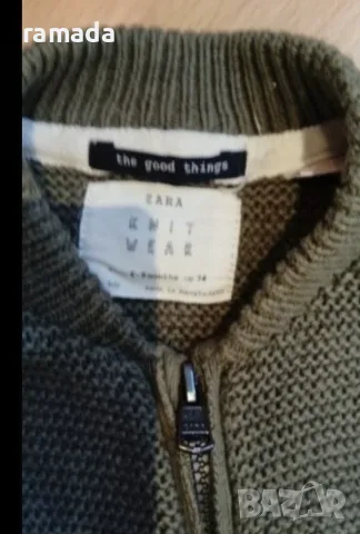 Жилетка Zara р.74, снимка 2 - Комплекти за бебе - 28660674
