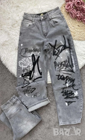 дънки лабубу, снимка 2 - Дънки - 52125814