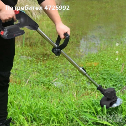 Безжична градинска косачка - тример за трева XXL, 2x AC