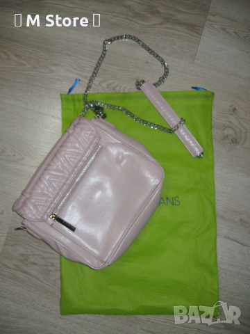 Versace Jeans Couture розова дамска оригинална чанта, снимка 2 - Чанти - 44727009