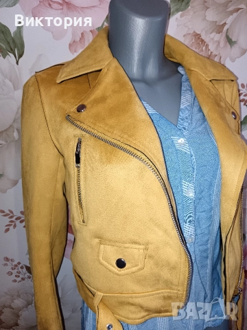 велурено яке zara +риза, снимка 2 - Якета - 52901861