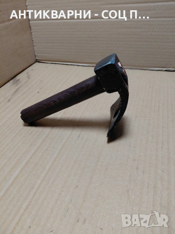 Соц Стар Ръчно Кован Дърводелски Инструмент За Дълбане 0.640кг. НОМЕР 757., снимка 2 - Антикварни и старинни предмети - 54220750
