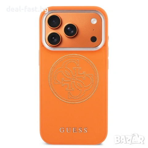 GUESS Калъф Кейс Magsafe за iPhone 17 Pro / Orange / Оригинал /, снимка 4 - Калъфи, кейсове - 54311932