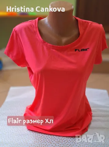 Изкрящо розова тениска Flair