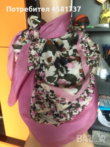 Копринен шал Marc O'Polo, снимка 4 - Шалове - 51742598
