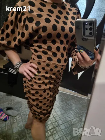 Дамска рокля Zara размер s,m, снимка 12 - Рокли - 48703298