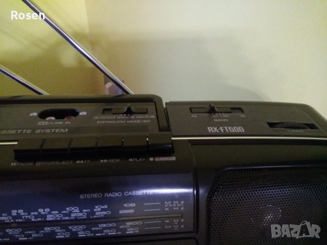 Продавам радиокасетофон Panasonic rx ct 500 Japan , снимка 3 - Радиокасетофони, транзистори - 40515738