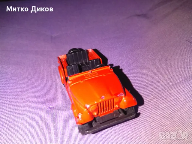 Bburago маркова метална количка Wranglerвинтидж 1:43, снимка 5 - Колекции - 48309434
