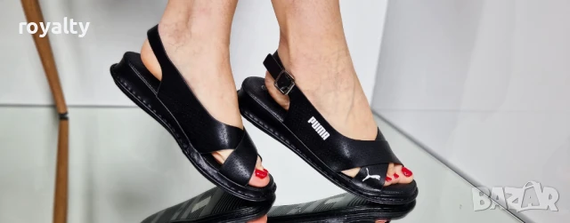 Puma черни дамски сандали 