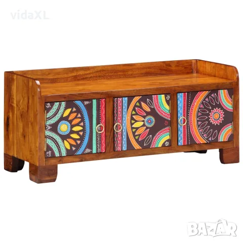 vidaXL Шкаф за обувки със съхранение Многоцветен 90 x 35 x 40 см