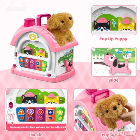 6 в 1 многофункционална Монтесори играчка за момичета от 1 до 2 години, снимка 4 - Образователни игри - 52431820