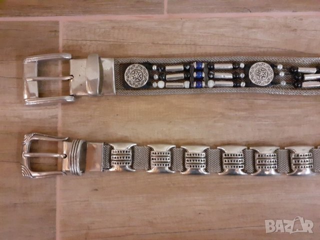 Метални колани 2 броя готик и метал стил 