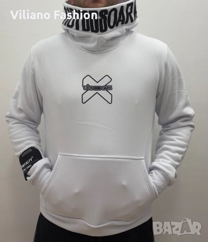 Мъжки суичър внос от Италия, снимка 4 - Спортни дрехи, екипи - 52255451