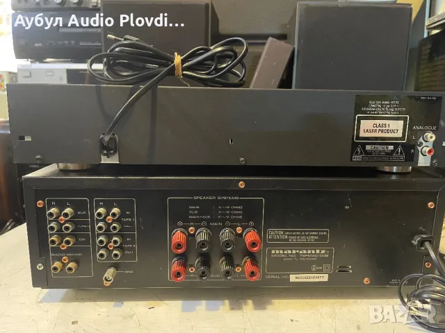 Marantz 74PM40 Усилвател и Marantz Compact Disc Player CD-38 74CD38 USA Сет , снимка 8 - Ресийвъри, усилватели, смесителни пултове - 48944439