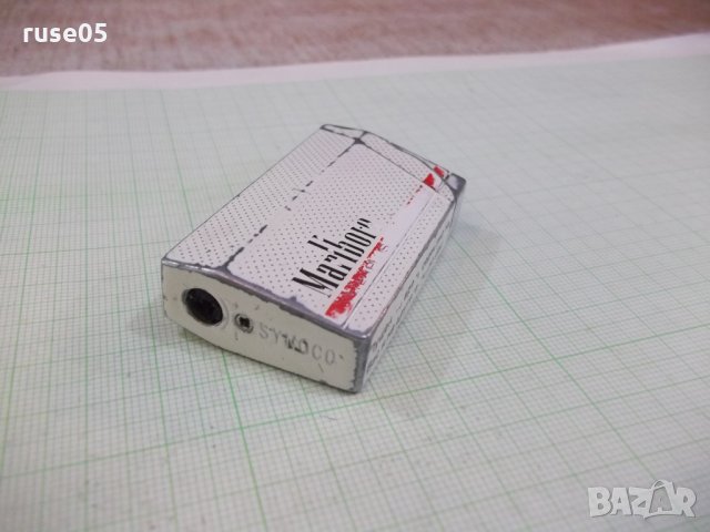 Запалка "Marlboro" пиезокристална с мек пламък работеща, снимка 3 - Други ценни предмети - 29635454