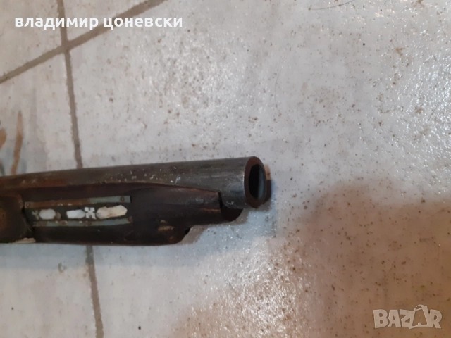 Красив автентичен кремъчен пистолет от 19 век,пищов,оръжие, снимка 6 - Колекции - 52016403