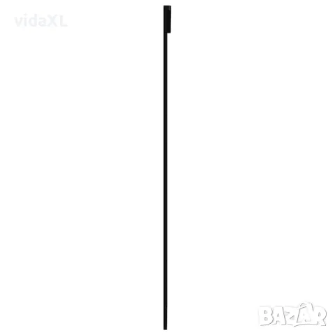 vidaXL Плъзгаща се врата с механизъм, ESG стъкло и алуминий, 90x205 см, снимка 5 - Интериорни врати - 56146568