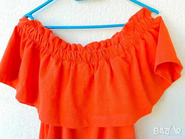 Оранжева рокля H&M , снимка 4 - Рокли - 49427691