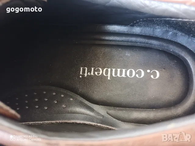 мъжки обувки Carlo Comberti® ORIGINAL Business Schuhe, естествена кожа, 43 - 44, снимка 4 - Ежедневни обувки - 49756294