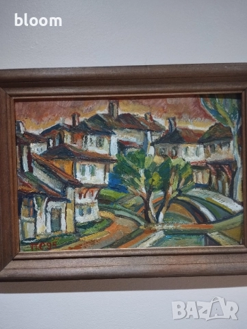 Картина "Село" , снимка 7 - Картини - 52195171
