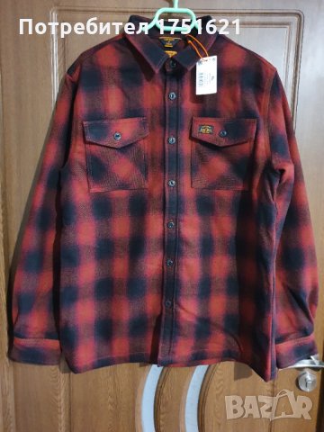 Нова вълнена риза Miller SUPERDRY L размер , снимка 4 - Ризи - 35059149