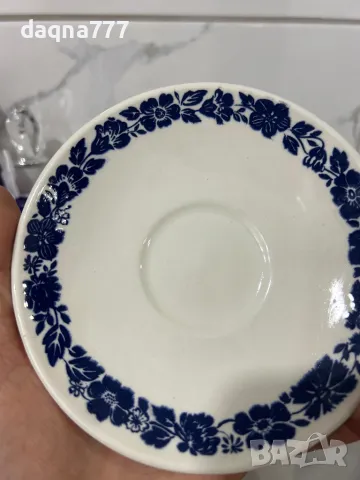Реколта от 1970 г. на Broadhurst „Garland“ дуо от чаша, чинийка за чай / Broadhurst Ironstone / син , снимка 15 - Сервизи - 49689967