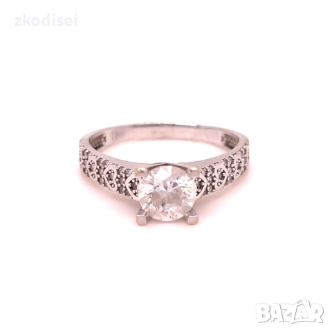 Златен дамски пръстен 4,06гр. размер:61 14кр. проба:585 модел:34927-3