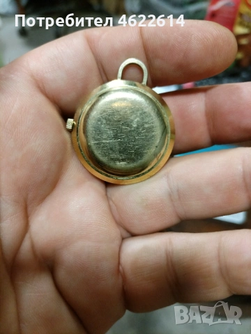 СТАР ПОЗЛАТЕН РАБОТЕЩ ЧАСОВНИК , снимка 4 - Мъжки - 54289365