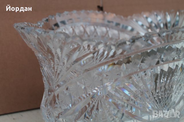 немска кристална фруктиера, снимка 2 - Аксесоари за кухня - 35421444