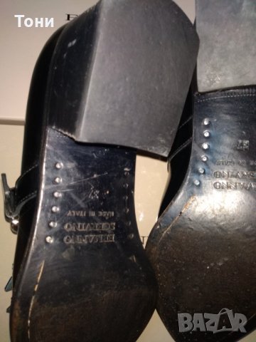 Елегантни обувки  Ermanno Scervino кожа с камъни Swarovski, снимка 15 - Дамски елегантни обувки - 29285897