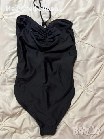 Нов черен класически цял бански 3D 3Д цветя роза , снимка 9 - Бански костюми - 41703733