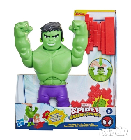 Голяма Екшън фигура Spidey Marvel Hulk
Power smash Хълк
, снимка 4 - Фигурки - 44789587