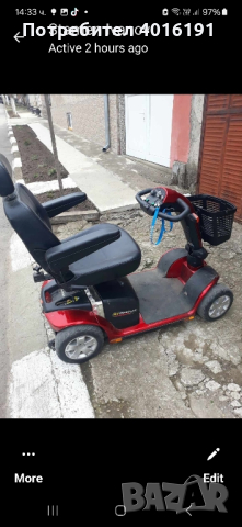 електрически инвалиден скутер, снимка 5 - Инвалидни скутери - 44571159