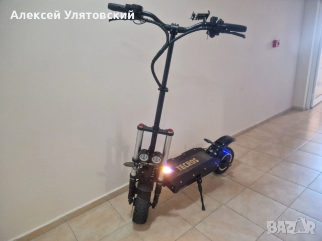 Електрическа тротинетка Tecros o3s 90КМ/Ч 6000w 38.4 A 60V, снимка 2 - Друга електроника - 52022416
