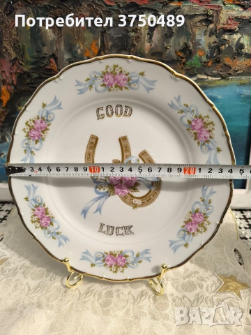 Декоративна чиния , снимка 6 - Антикварни и старинни предмети - 53190058